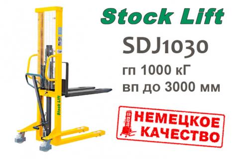 Ручной гидравлический штабелер Stocklift SDJ 1030