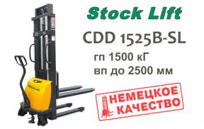 Stocklift CDD 1525B-SL Полуэлектрический штабелер