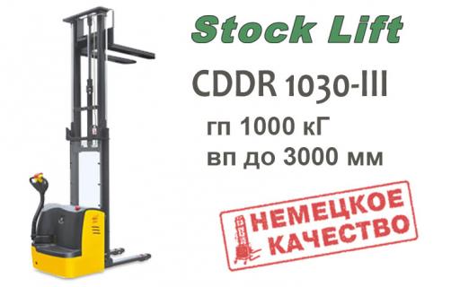 Самоходный электрический штабелер Stocklift CDDR1030III