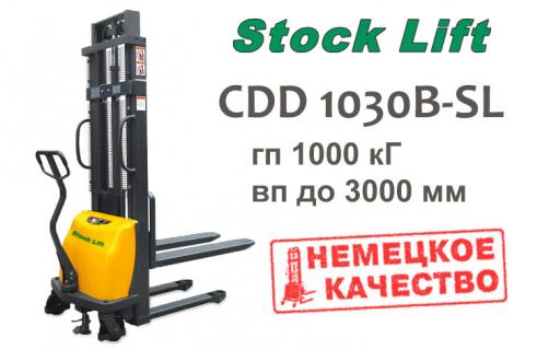 Полуэлектрический штабелер Stocklift CDD 1030B-SL