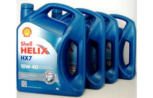 Полусинтетическое моторное масло Shell Helix HX7 10W-40